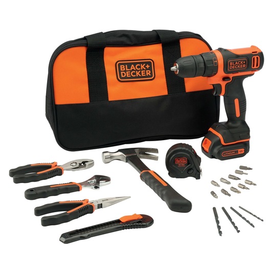 10.8V Ultra Compact Lithium-ion Drill Driver with 2x 1.5Ah Battery, 400mA Charger in Kitbox
